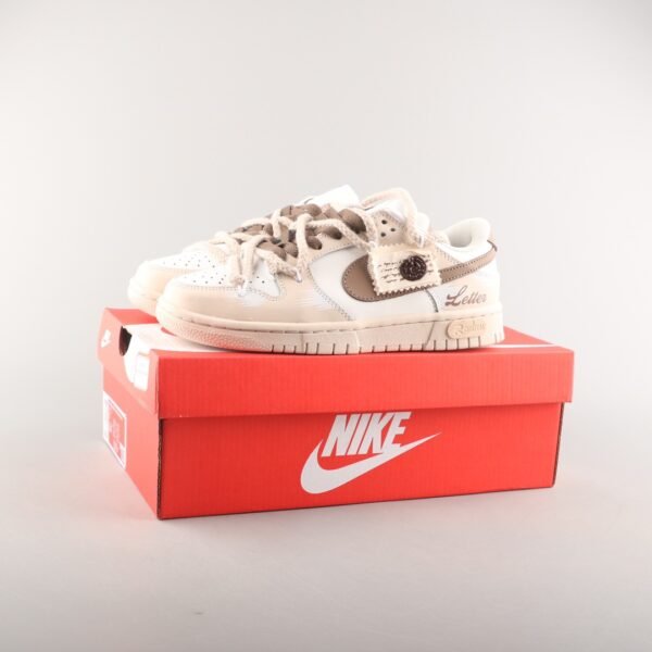 Nike Dunk Low Off-White ` Custom Letter` - Imagen 2